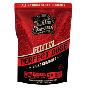 Cherry Night CBD + CBN + THC Gummies 25:2:1