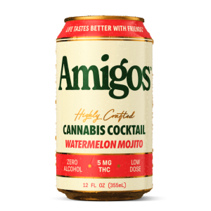 Watermelon Mojito Cannabis Cocktail