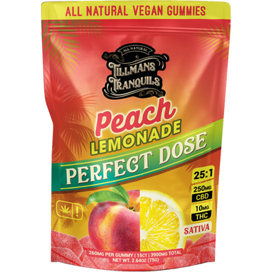 Peach Lemonade 25:1 THC Gummies