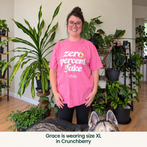 Zero Percent Fake Comfort Colors Tee