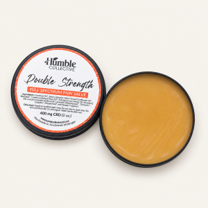 Humble Collective Double strength pain salve open