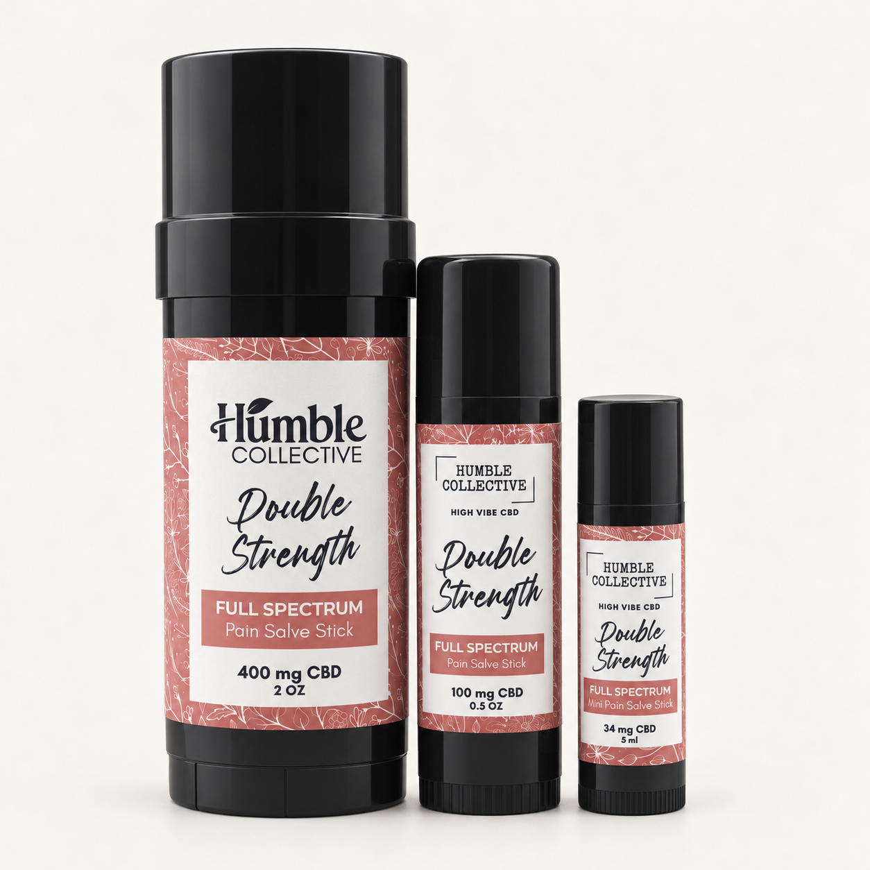 Double Strength CBD Pain Salve — double strength salve stick collection