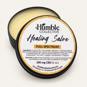 Humble Collective Full spectrum healing salve open