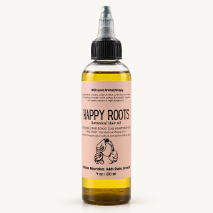Happy Roots Botanical Hair & Brow Serum — happy roots hair oil front