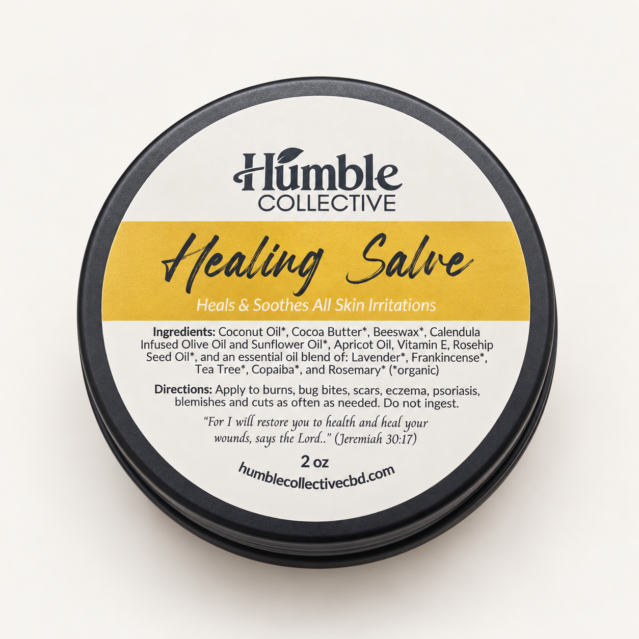 Skin Healing Salve — herbal healing salve 2oz