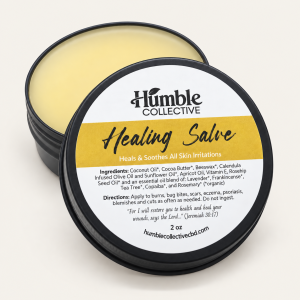 Humble Collective Herbal healing salve open