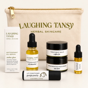 Laughing Tansy Skincare Sample Set — product packaging